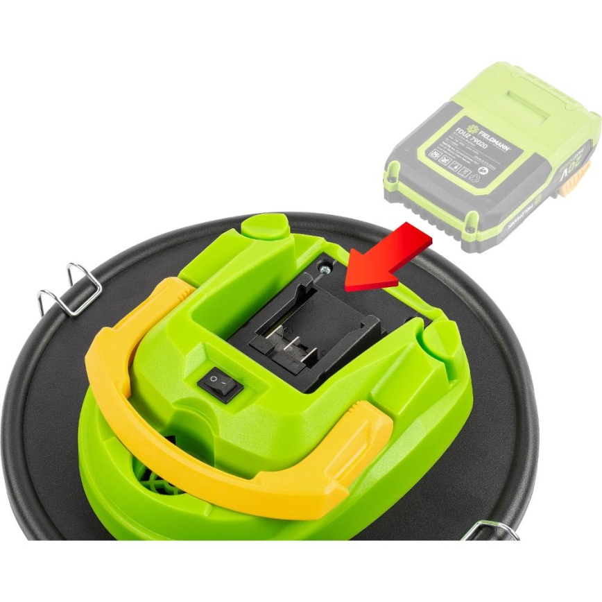 Fieldmann - Akku-Aschesauger 150W/20V