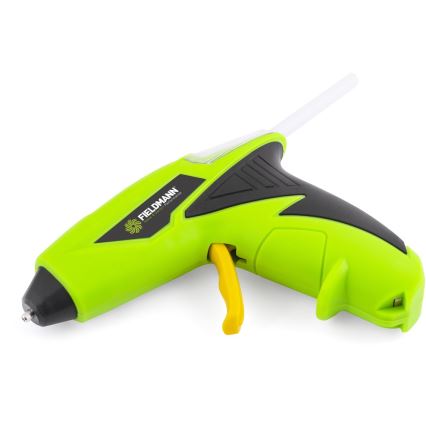 Fieldmann - Akku-Heißklebepistole 4V 1500 mAh grün
