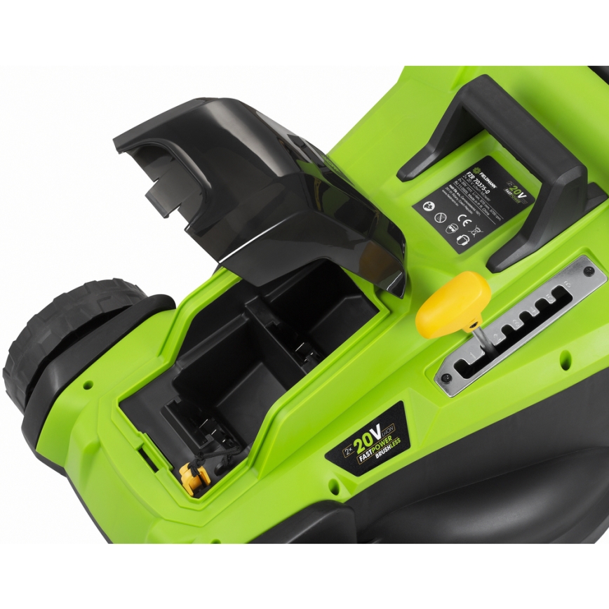 Fieldmann - Akku-Rasenmäher 2x20V