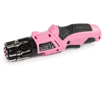 Fieldmann - Akkuschrauber 3,6V 1300 mAh rosa