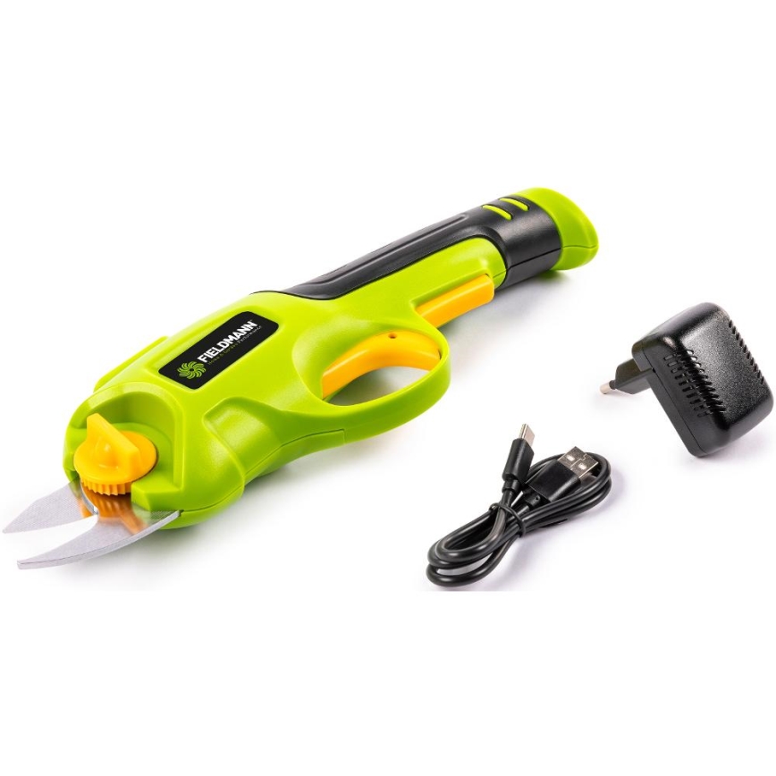 Fieldmann - Kabellose Gartenschere 1500 mAh