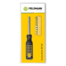 Fieldmann - Schraubendreher + Bits 11 Stück