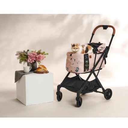 Fikago - Kinderwagen für Hunde und Katzen FTG Artic Blume