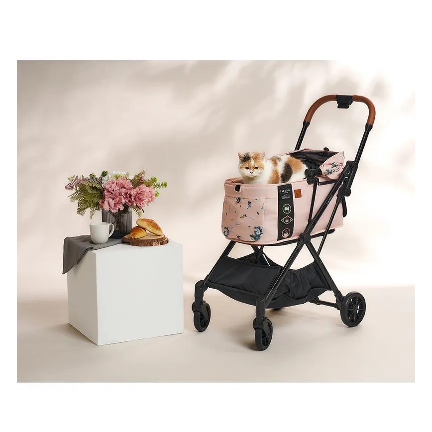 Fikago - Kinderwagen für Hunde und Katzen FTG Artic Blume