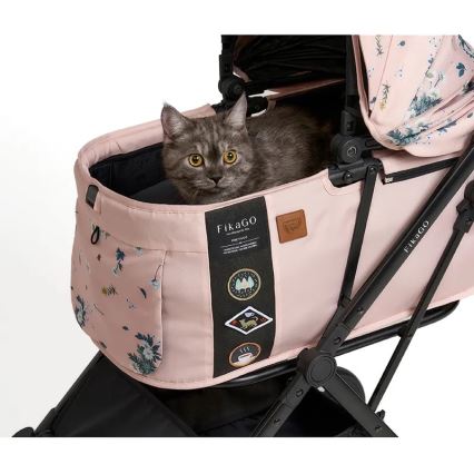 Fikago - Kinderwagen für Hunde und Katzen FTG Artic Blume