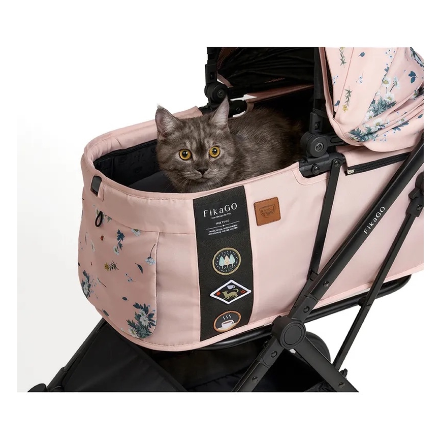 Fikago - Kinderwagen für Hunde und Katzen FTG Artic Blume