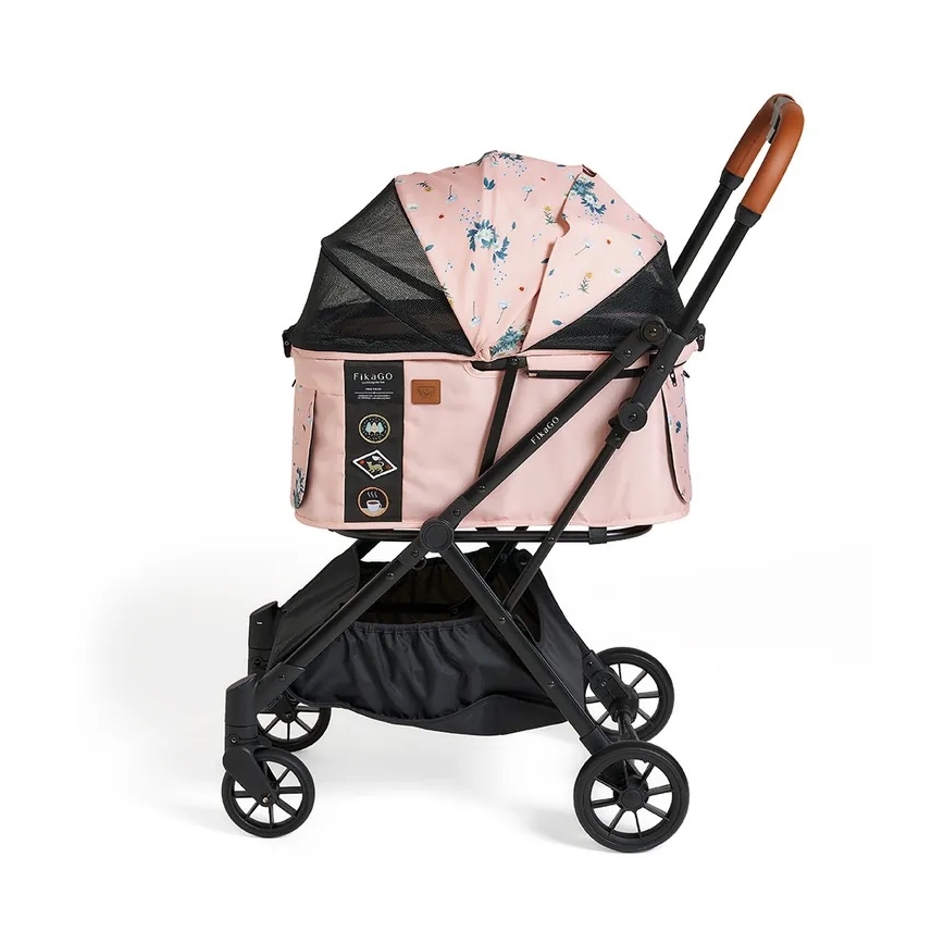 Fikago - Kinderwagen für Hunde und Katzen FTG Artic Blume