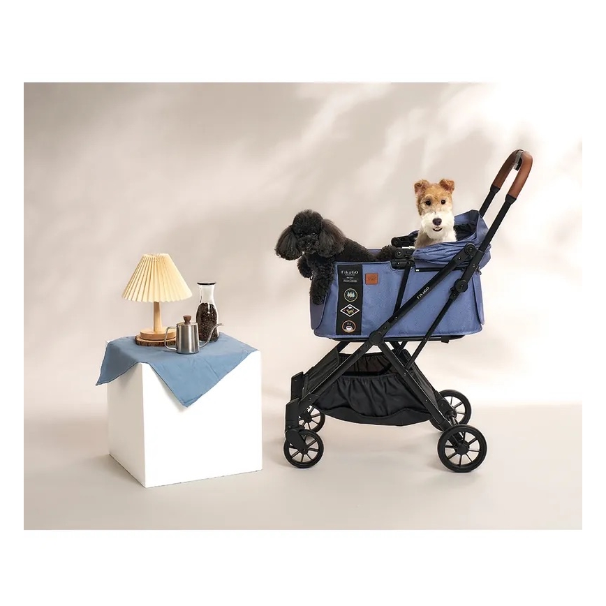 Fikago - Kinderwagen für Hunde und Katzen FTG Blue Note