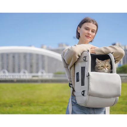 Fikago - Reise-Träger für Hunde und Katzen TRUFFLE Artic Flower