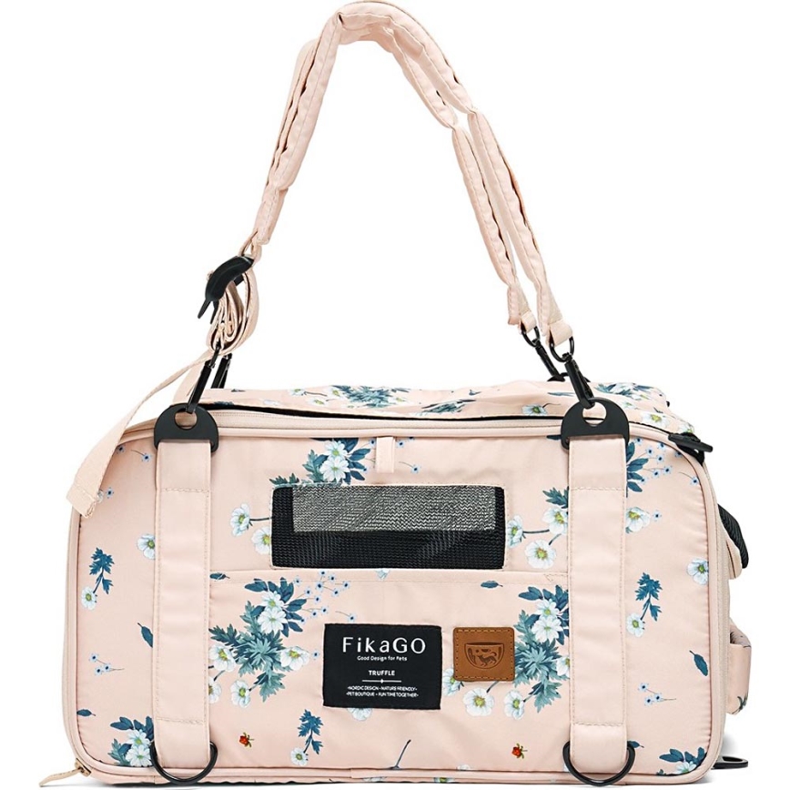 Fikago - Reise-Träger für Hunde und Katzen TRUFFLE Artic Flower