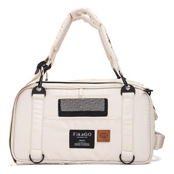 Fikago - Reisetasche für Hunde und Katzen TRUFFLE Creamy Cloud