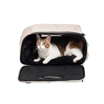 Fikago - Reisetasche für Hunde und Katzen TRUFFLE Creamy Cloud