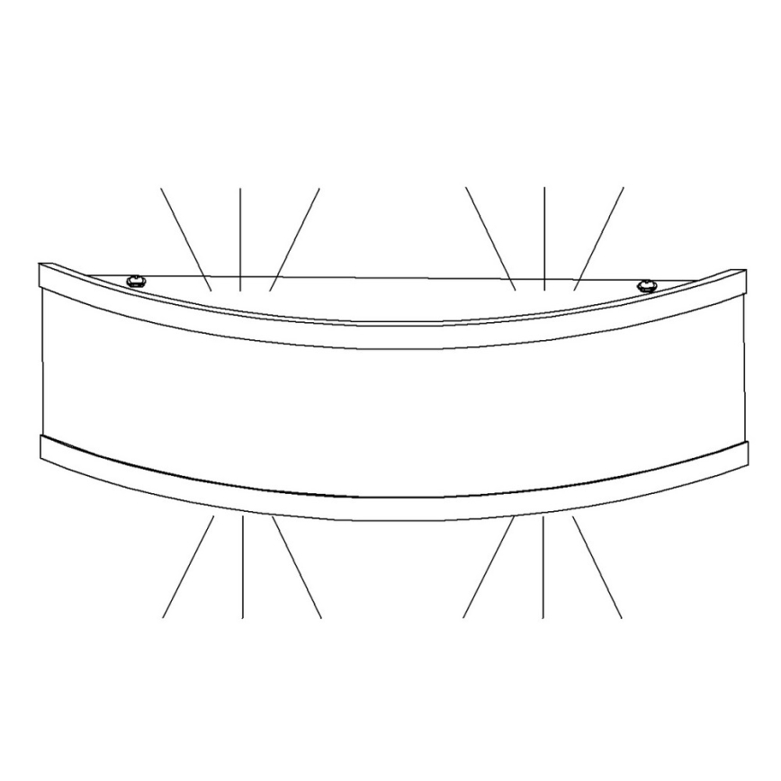 Fischer & Honsel 18612 - LED Wandbeleuchtung SHINE 2xLED/6W/230V
