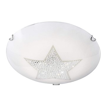 Fischer & Honsel 22362 - LED Kristall-Deckenleuchte STAR LED/24W/230V