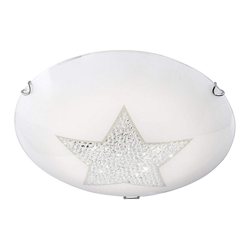 Fischer & Honsel 22362 - LED Kristall-Deckenleuchte STAR LED/24W/230V
