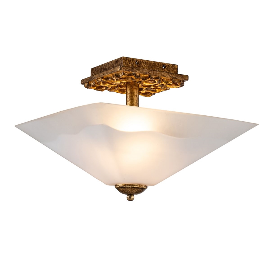Flambeau STAR-F-S-DG - Deckenleuchte STAR 2xE27/40W/230V kupferfarben