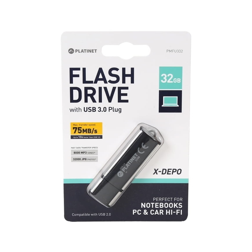 Flashdisk USB 32GB schwarz