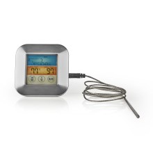 Fleischthermometer 0-250 °C mit Zeitschaltuhr