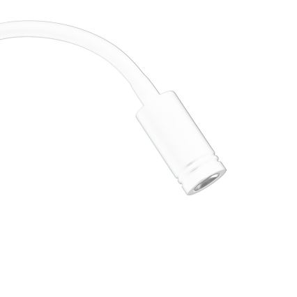 Flexible, kleine LED-Wandleuchte mit USB BASE 1xLED/8W + 1xLED/2W/230V weiß