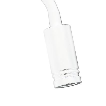 Flexible, kleine LED-Wandleuchte mit USB BASE 1xLED/8W+1xLED/2W/230V weiß/silbern