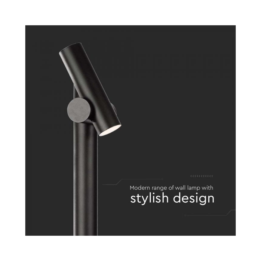 Flexible LED-Außenleuchte LED/4W/230V 3000K IP44 100 cm schwarz
