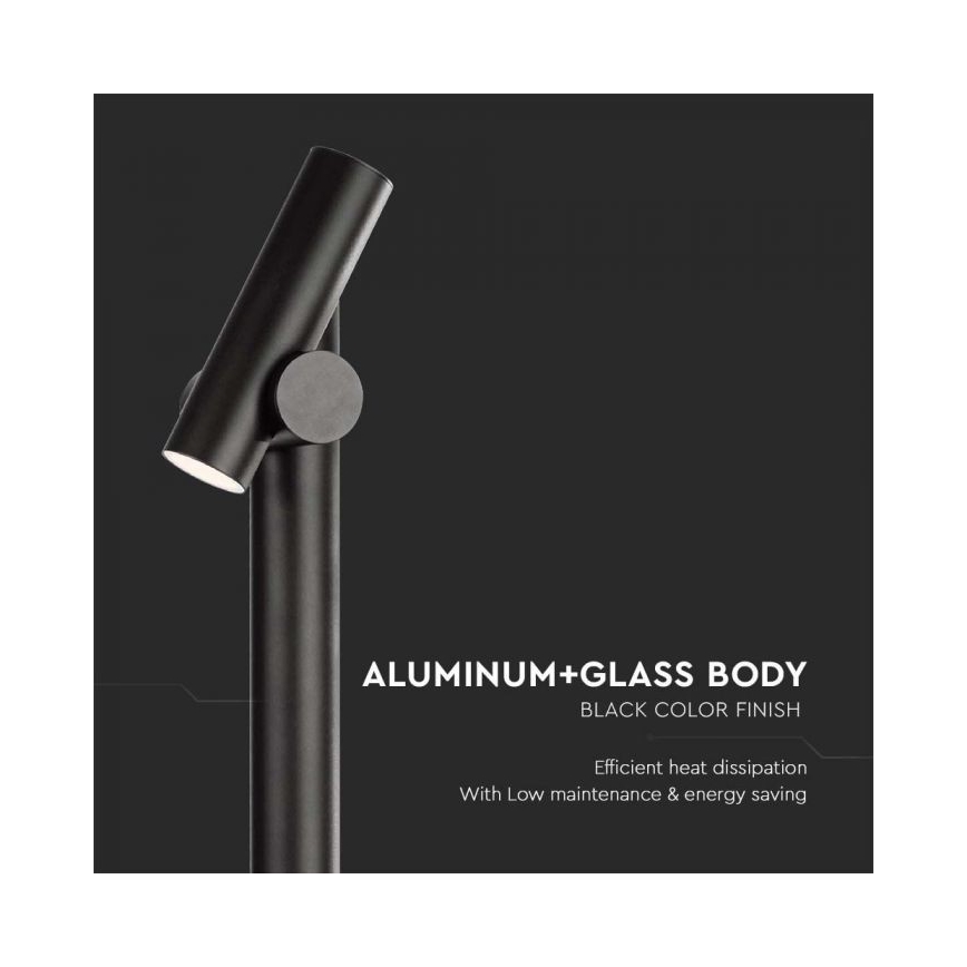 Flexible LED-Außenleuchte LED/4W/230V 3000K IP44 100 cm schwarz