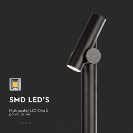 Flexible LED-Außenleuchte LED/4W/230V 3000K IP44 100 cm schwarz