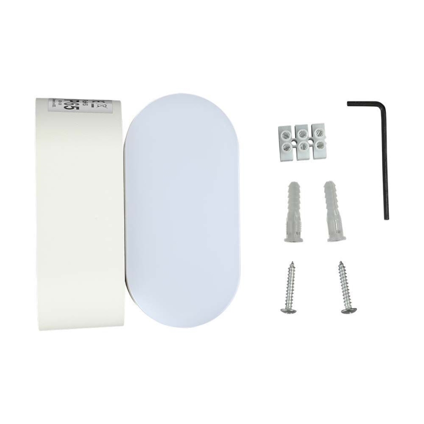 Flexible LED-Outdoor-Wandleuchte LED/5W/230V 3000K IP65 weiß