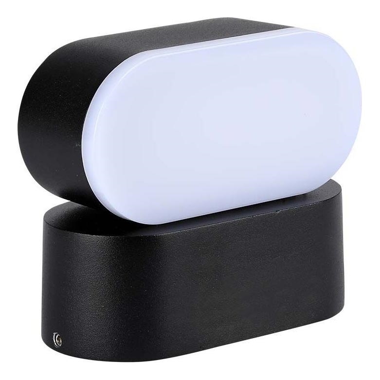 Flexible LED-Outdoor-Wandleuchte LED/5W/230V 4000K IP65 schwarz