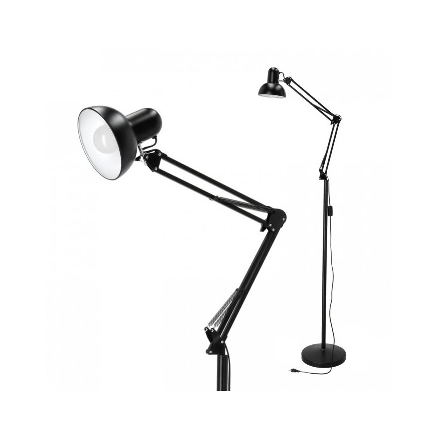 Flexible Stehleuchte AURIQ 1xE27/60W/230V 184 cm schwarz