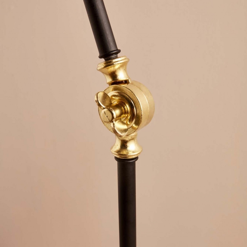 Flexible Stehleuchte AYD 1xE27/40W/230V schwarz/braun