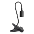 Flexible Tischleuchte mit Klemme CLIP 1xE27/30W/230V schwarz