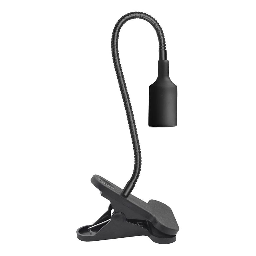 Flexible Tischleuchte mit Klemme CLIP 1xE27/30W/230V schwarz