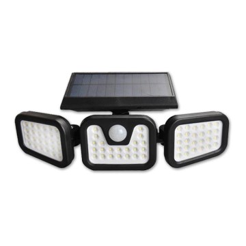 Flexibler LED-Solarreflektor mit Sensor LED/15W/3,7V 2400 mAh IP54 4500K