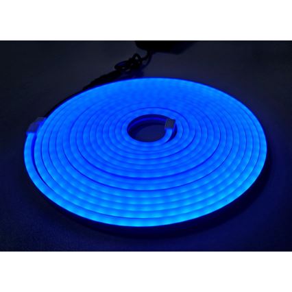 Flexibler LED-Streifen NEON LED/10W/230V 5 m IP65 blau