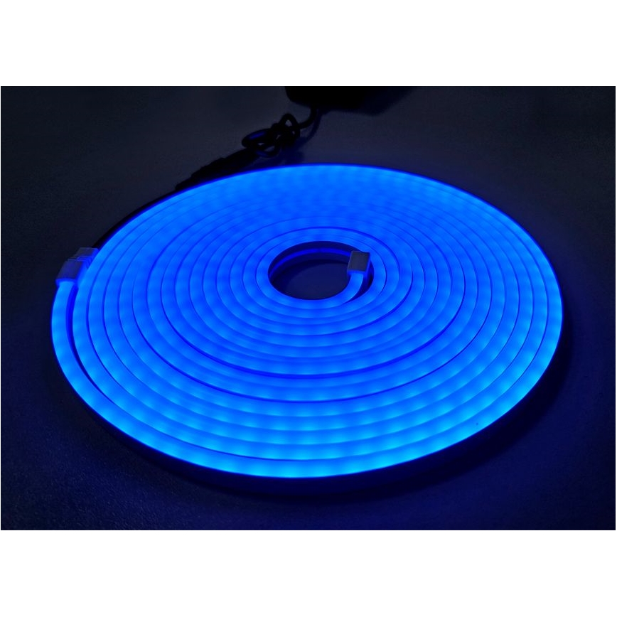 Flexibler LED-Streifen NEON LED/10W/230V 5 m IP65 blau