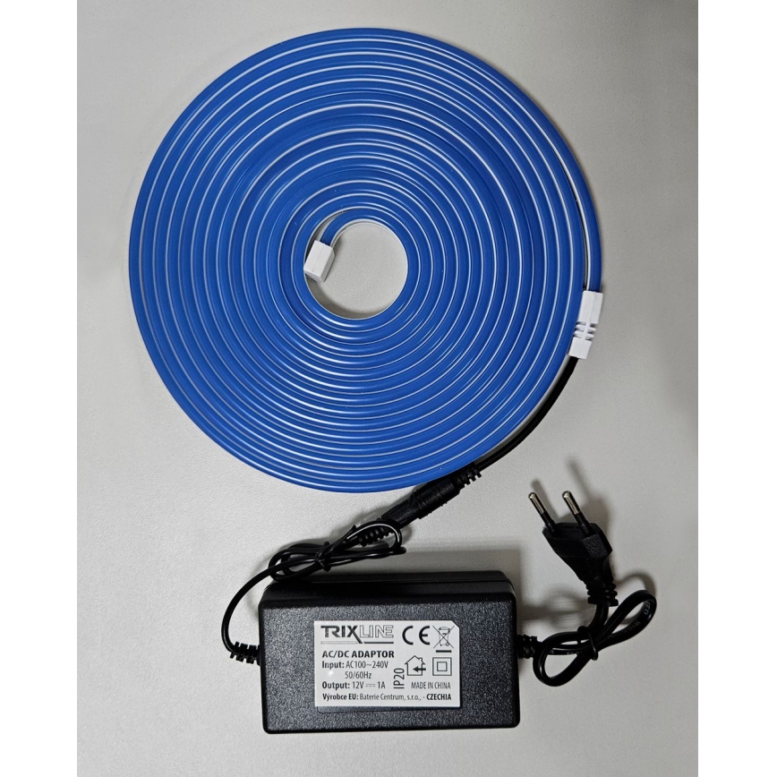 Flexibler LED-Streifen NEON LED/10W/230V 5 m IP65 blau