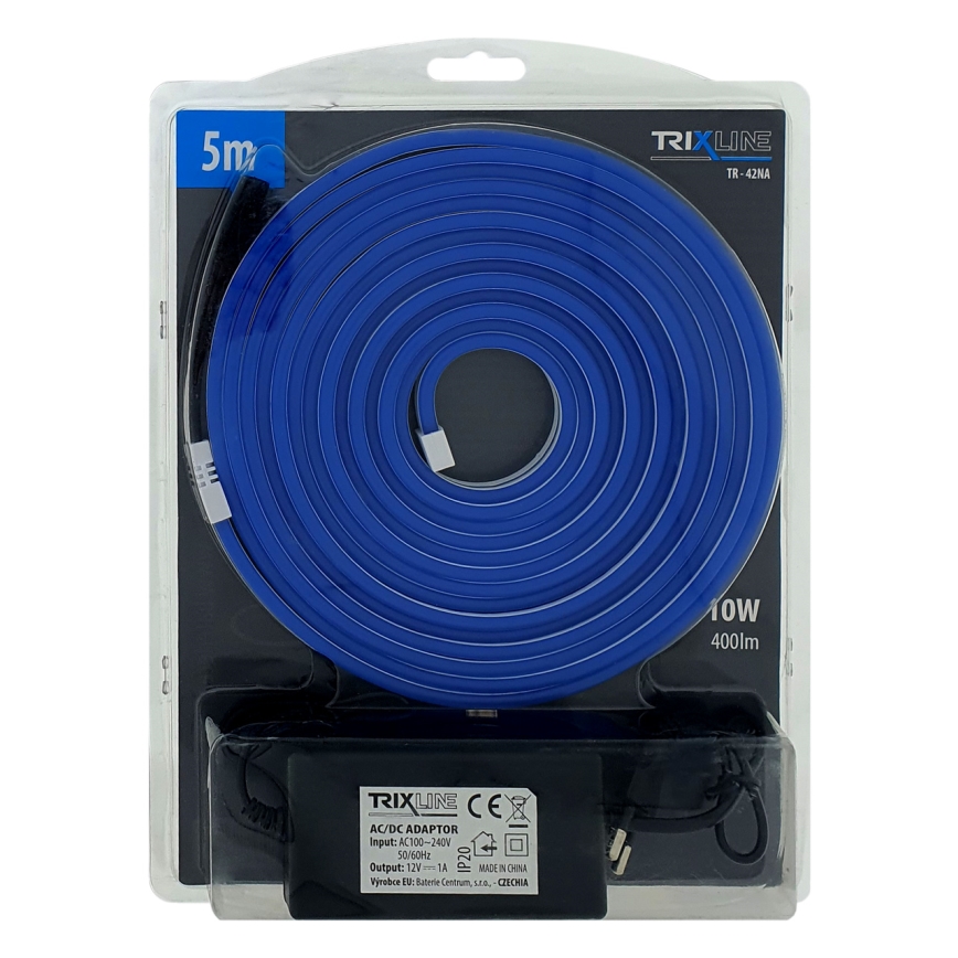 Flexibler LED-Streifen NEON LED/10W/230V 5 m IP65 blau