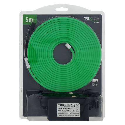 Flexibler LED-Streifen NEON LED/10W/230V 5 m IP65 grün