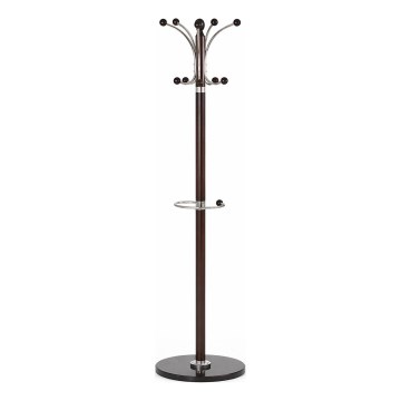 Freistehender Garderobenständer RAMO, 185 × 38 cm, Wenge