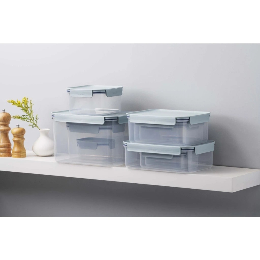 Frischhaltedose CLASSIC PLUS 0,86 l, blau/transparent