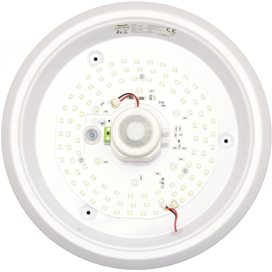 Fulgur s-39670 - LED-Notleuchte mit Bewegungs- und Dämmerungssensor DARINA LED/16W/230V Ø 29 cm