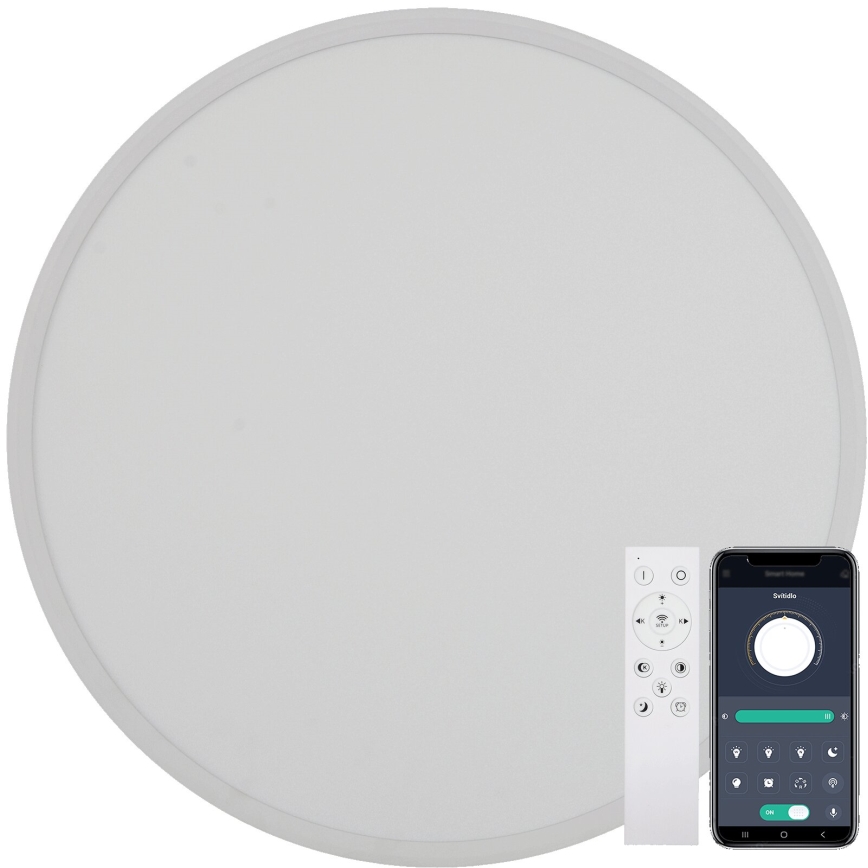 Fulgur s-43039 - LED-dimmbare Deckenleuchte NOMY-RC LED/40W/230V 3000/4000/6500K Ø 50 cm IP40 weiß + Fernbedienung