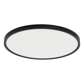 Fulgur s-43040 - dimmbare LED-Deckenleuchte NOMY-RC LED/40W/230V 3000/4000/6500K Ø 50 cm IP40 schwarz + Fernbedienung