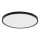 Fulgur s-43042 - dimmbare LED-Deckenleuchte NOMY-RC LED/50W/230V 3000/4000/6500K Ø 60 cm IP40 schwarz + Fernbedienung