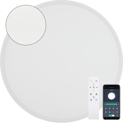 Fulgur s-43056 - LED dimmbare Deckenleuchte NOMY LED/40W/230V 3000-6500K Ø 50 cm UGR19 IP40 Wi-Fi weiß + Fernbedienung