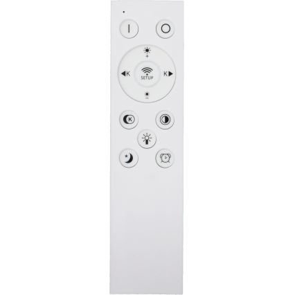 Fulgur s-43056 - LED dimmbare Deckenleuchte NOMY LED/40W/230V 3000-6500K Ø 50 cm UGR19 IP40 Wi-Fi weiß + Fernbedienung
