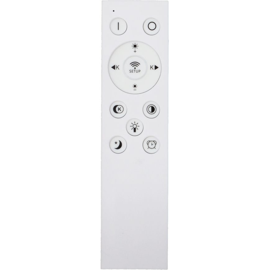 Fulgur s-43056 - LED dimmbare Deckenleuchte NOMY LED/40W/230V 3000-6500K Ø 50 cm UGR19 IP40 Wi-Fi weiß + Fernbedienung