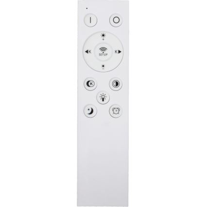 Fulgur s-43057 - LED-dimmbare Deckenleuchte NOMY LED/40W/230V 3000-6500K Ø 50 cm UGR19 IP40 Wi-Fi schwarz + Fernbedienung