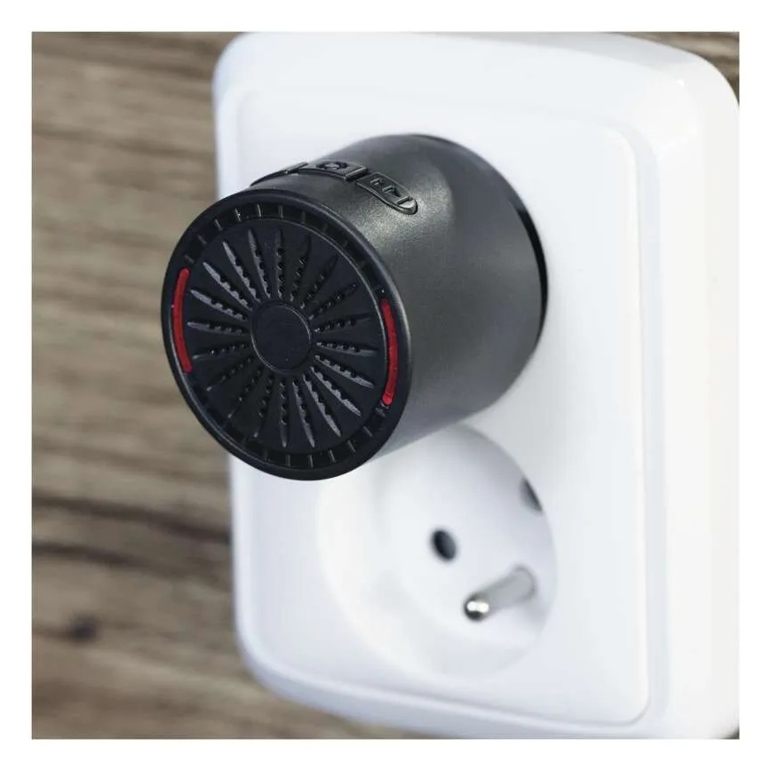 Funk-Türklingel für die Steckdose 230V + 1xCR2032 schwarz